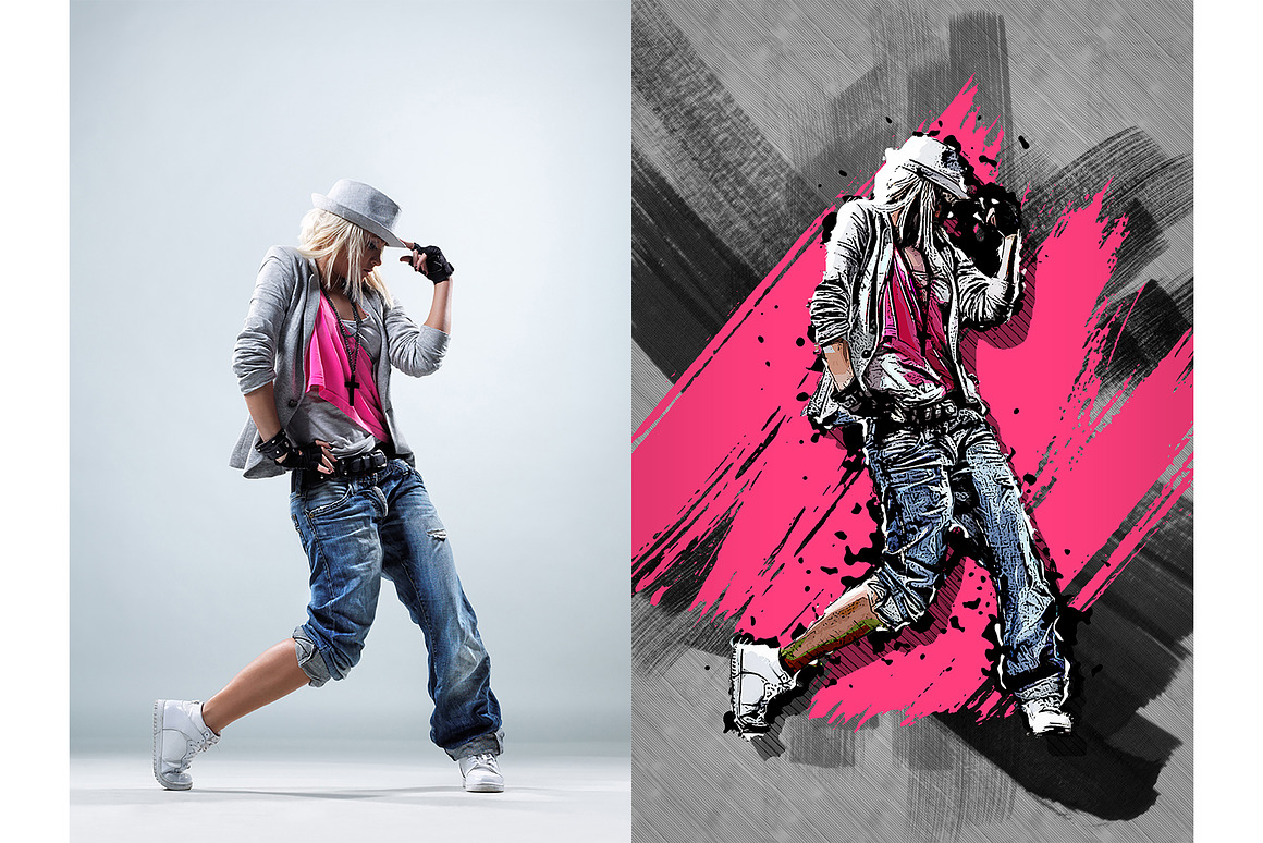 830 Creative Photoshop Action BUNDLE, an Action Add-On by Design Forest (Photo 8 of 133)