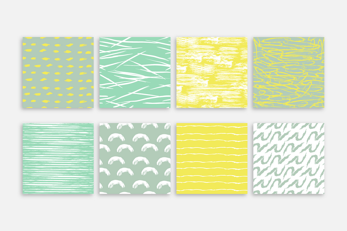 Vector Seamless Abstract Patterns, a Pattern Graphic by Iryna Denysova (Photo 11 of 14)