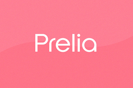 Prelia Logo Font, a Sans Serif Font by Shina Design