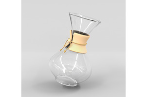 Glass Coffeemaker Chemex, Fastened