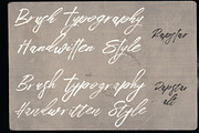 Rapstar Brush & SVG Font, a Script Font by Cruzine (Thumbnail 8 of 13)