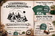Western Camping Adventure, an Illustration by Casa Mandarina (Thumbnail 1 of 6)