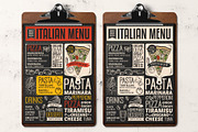 FREE! Trifold + Italian Food Menu, a Brochure Template by BarcelonaShop (Thumbnail 4 of 5)