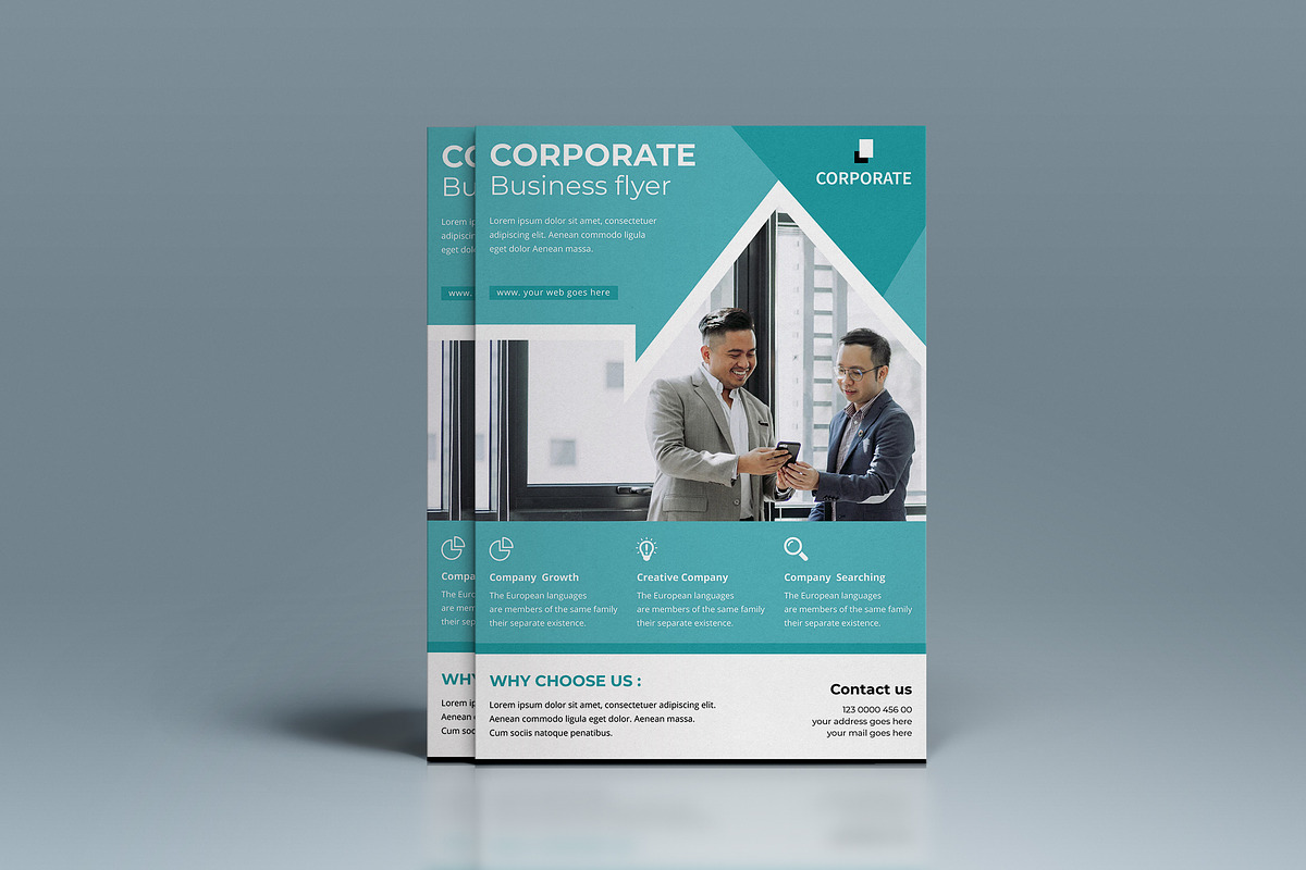 Corporate Flyer Template, a Flyer Template by UI_Expert (Photo 2 of 3)