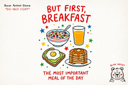 Breakfast Club, PNG Bundle, an Illustration by GlitterCraft (Thumbnail 29 of 41)
