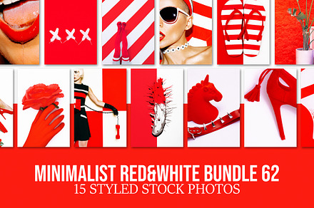 Minimalist red&white bundle 62, a Person Photo by Jenya Porechenskaya