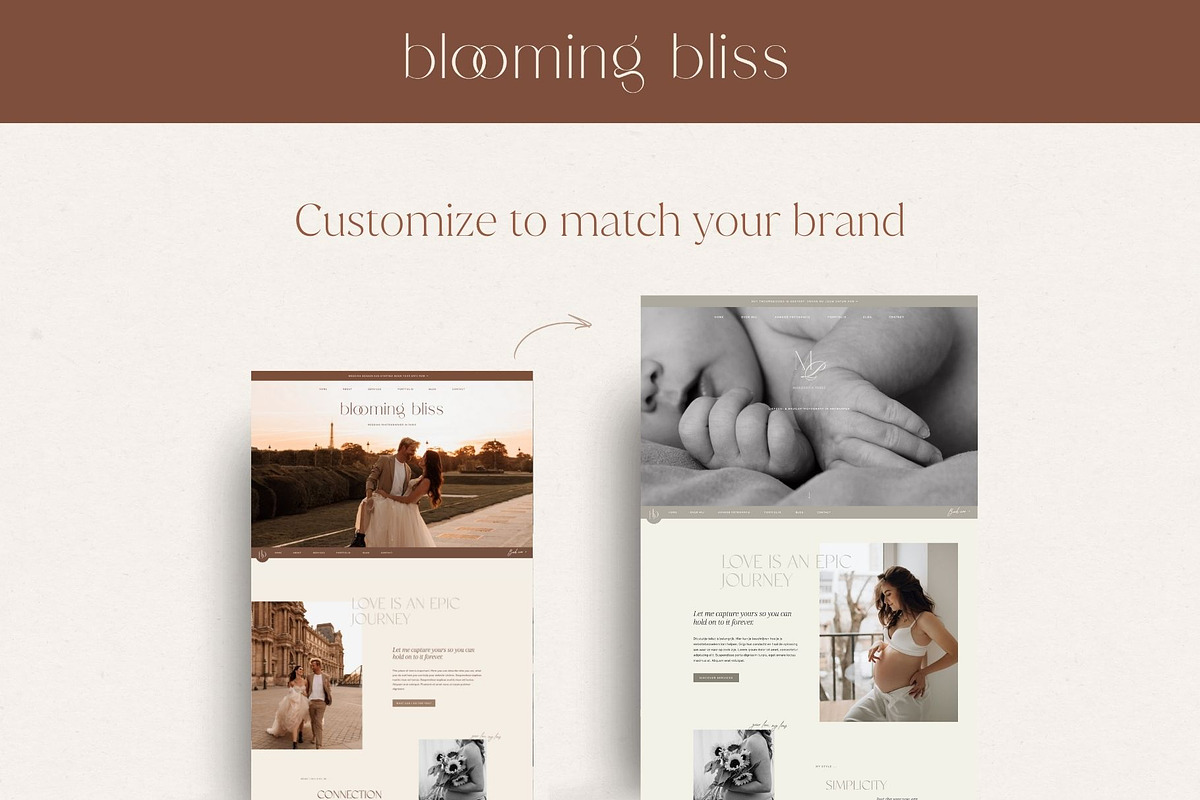 Minimal Boho Showit Template, a Websites & App Template by Wonderlik Webdesign (Photo 6 of 8)