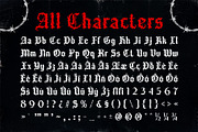 CS Arturo – Black Metal Font, a Blackletter Font by Craft Supply Co. (Thumbnail 8 of 8)