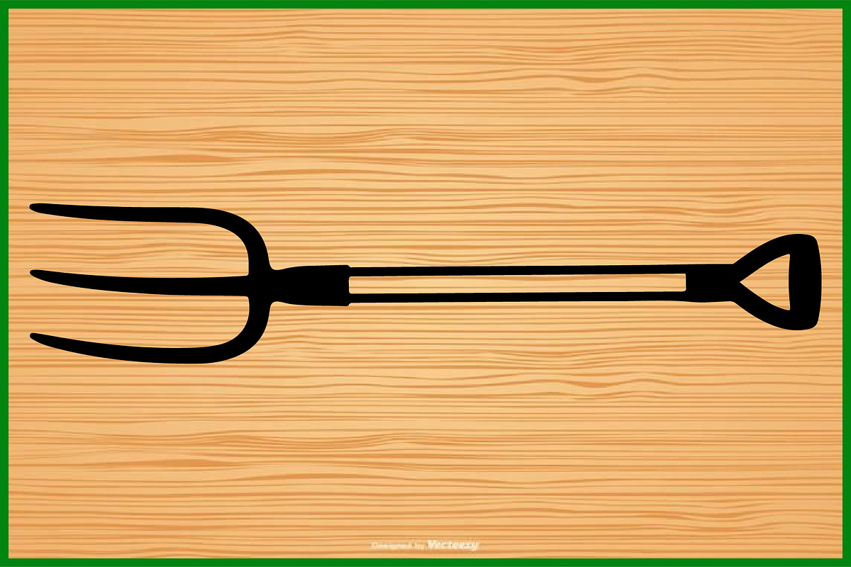 17 Farm Tool Pitchfork Silhouette Bu, an Illustration by Creativeshirt (Photo 2 of 4)