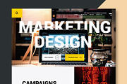 Marketing & Design - Website, a Landing Page Template by Design District (Thumbnail 2 of 7)