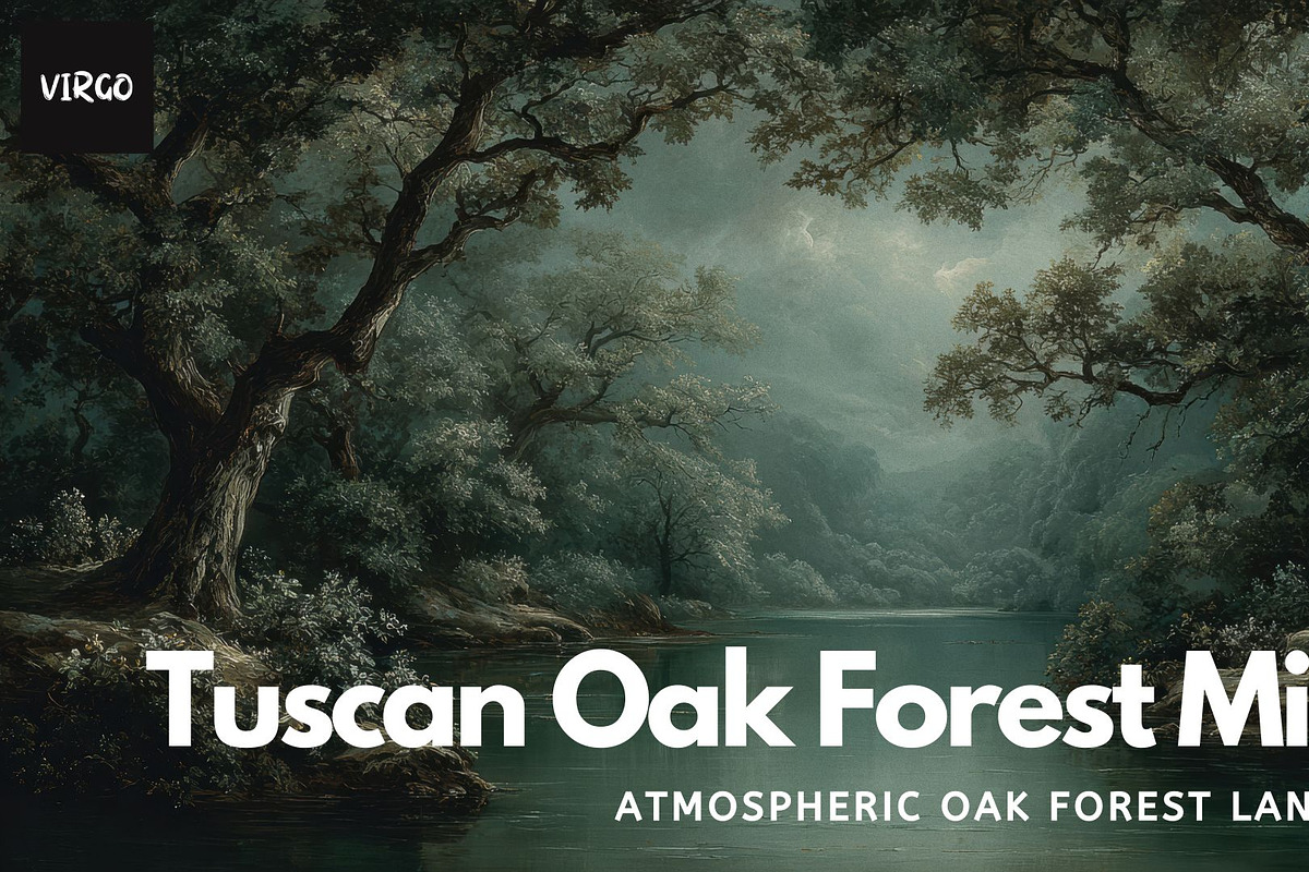 30+ Tuscan Oak Forest Mist Bundle, a Decorative Illustration by Virgo Studio (Photo 1 of 6)