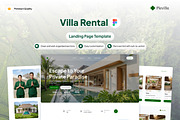 Plevilla - Villa Rental Website, a Landing Page Template by Font Kingdom (Thumbnail 1 of 5)