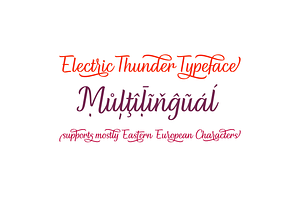 Electric Thunder - Lightning Script