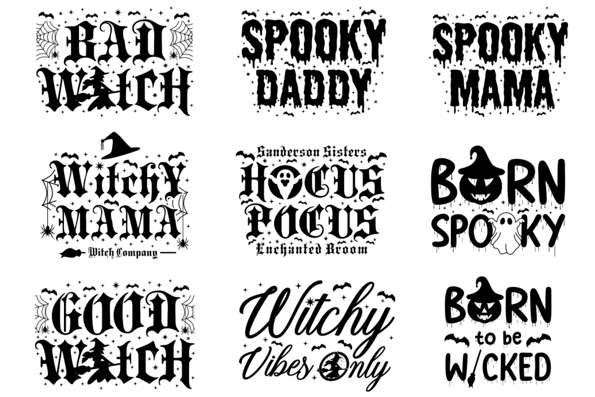 Halloween SVG & PNG Design Bundle, a Graphic by D2PUTRI (Photo 3 of 14)