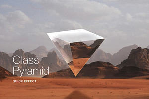 Glass Pyramid Distortion Effect
