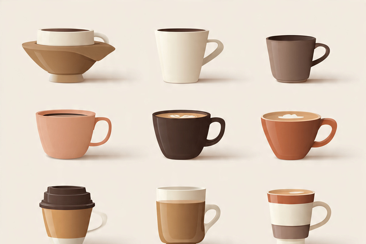 30 EPS. Coffee Cup Vector Icons, an Object Graphic by adenpinkstore (Photo 4 of 15)