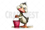 Summer Ducklings Clipart PNG, an Illustration by Craft Nest (Thumbnail 10 of 12)