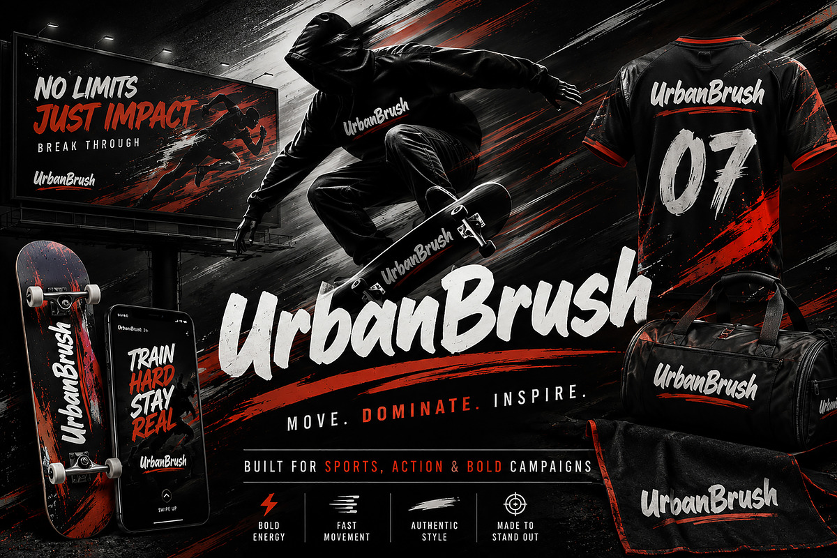 UrbanBrush, a Script Font by Wow Magic (Photo 5 of 5)