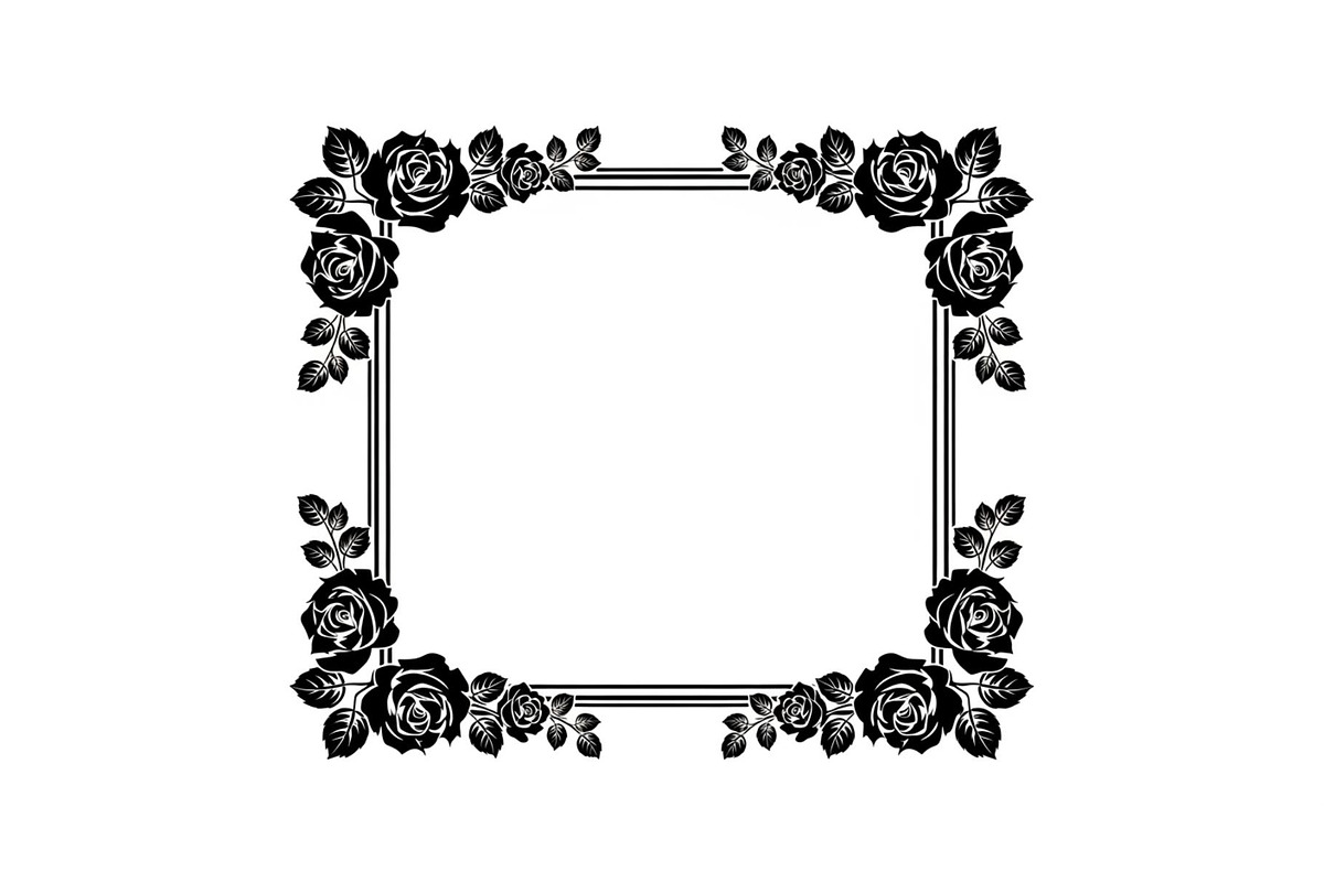 Floral Decorative Frame Vector Bundl, an Illustration by musafir_fashion (Photo 36 of 51)