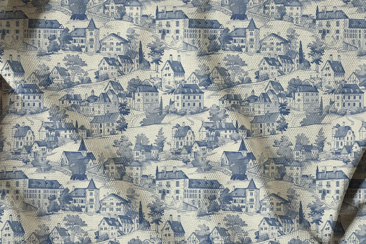 Toile Vintage Print Design Patterns