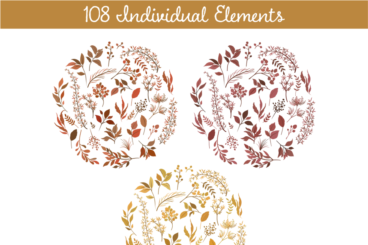 Fall Foliage - Autumn Greenery, an Illustration by Kelly Jane Creative (Photo 3 of 5)