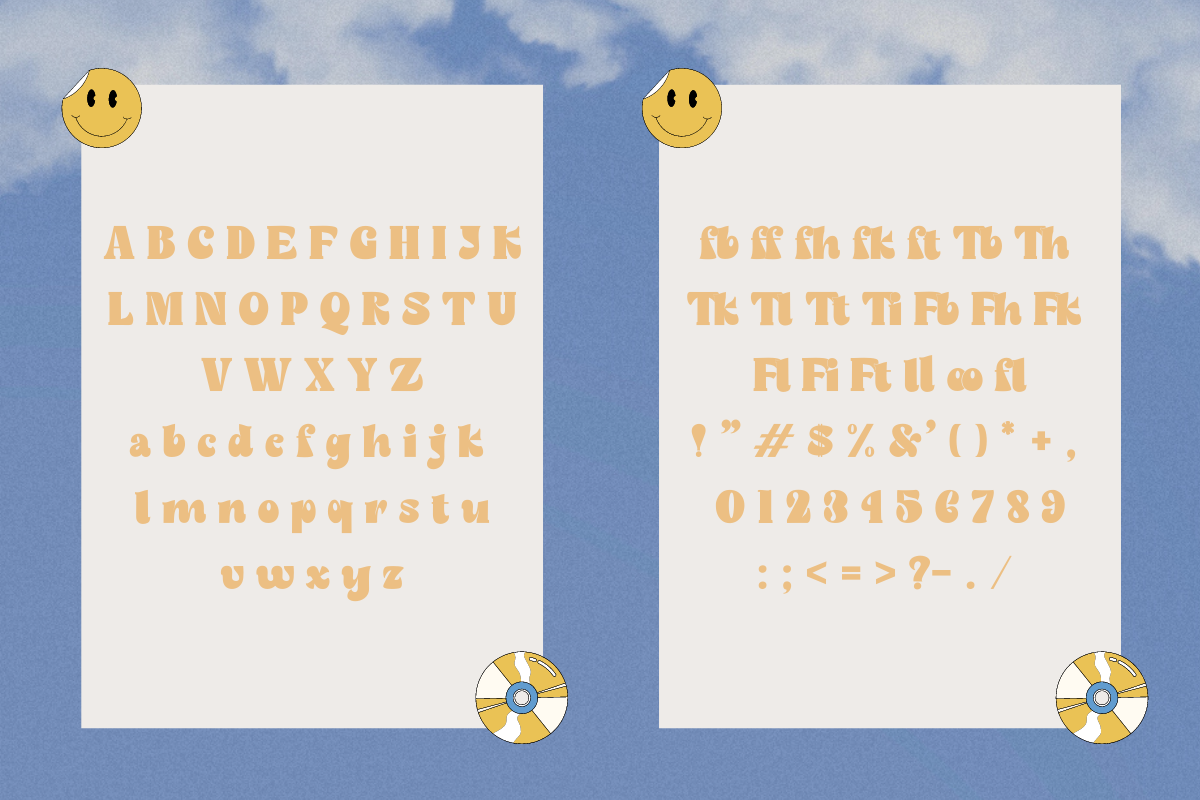 Raosand – Retro Display Serif, a Serif Font by Fikryal Studio (Photo 17 of 17)