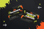 Rouge Deck - Thank You Card, a Print Template by StreaksideStd (Thumbnail 1 of 3)