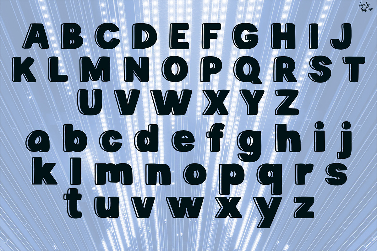 Synth | Bold display font, a Handwritten Font by LivelyAutumn11.11 (Photo 2 of 5)