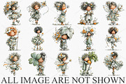 Quirky Spring Fairy Girl Clipart PNG, an Illustration by Canvas Craft (Thumbnail 3 of 7)