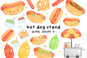 Hot Dog Stand Clipart