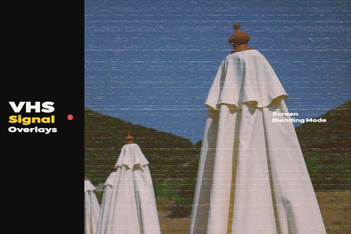 VHS Signal Overlays, a Texture Graphic by Freezerondigital (Photo 8 of 11)