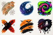Brushstroke Halloween PNG Clipart, an Illustration by RobertsArt (Thumbnail 6 of 8)