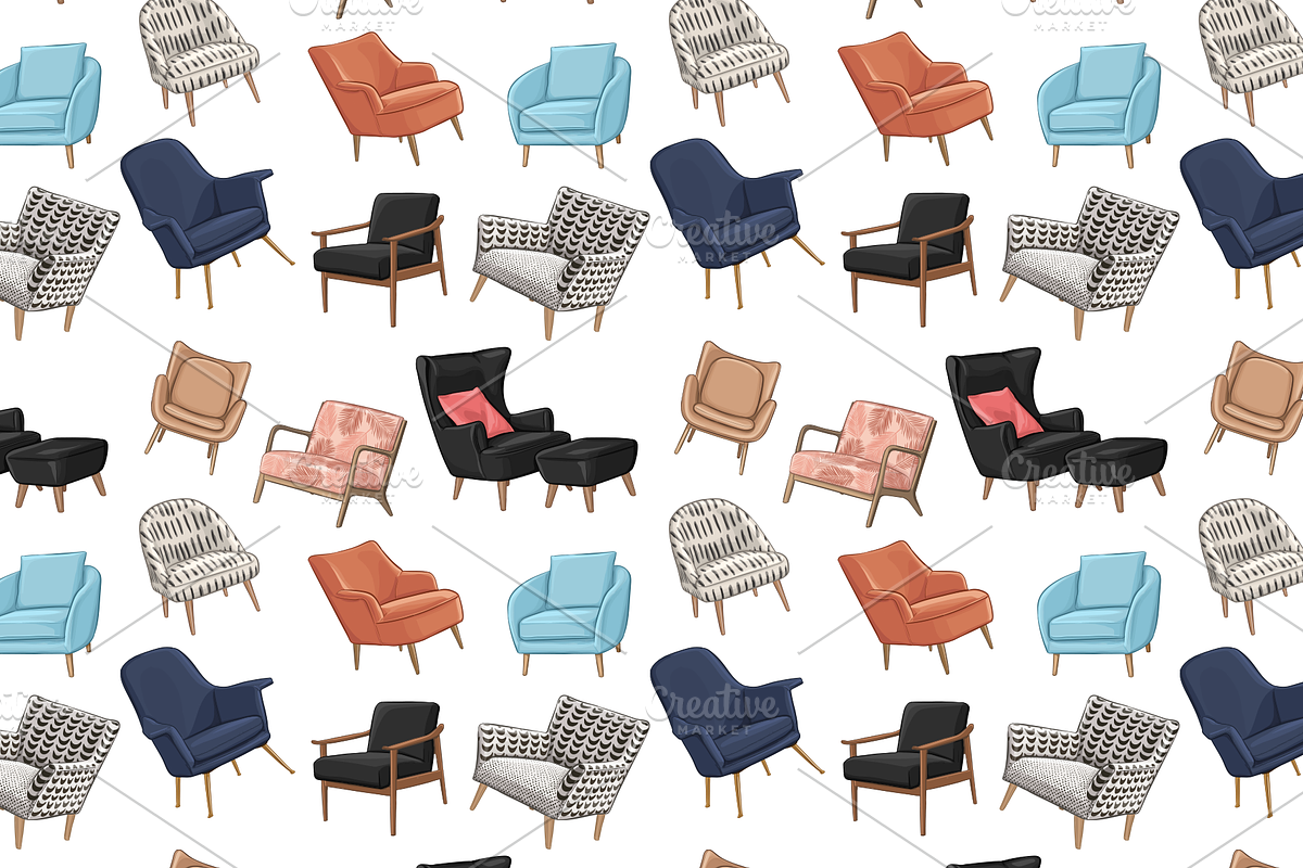 Armchair VECTOR illustrations, a Graphic by Natalka Dmitrova art (Photo 10 of 19)