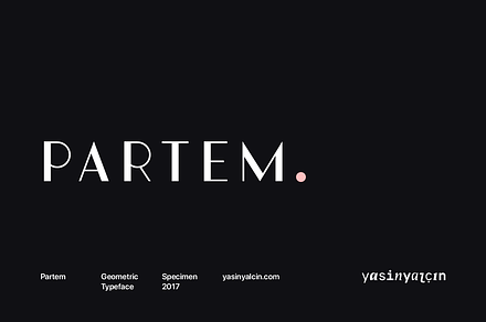 Partem Typeface