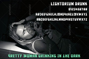 Lightorium Drunk, a Sans Serif Font by Emdaduljs (Thumbnail 1 of 2)
