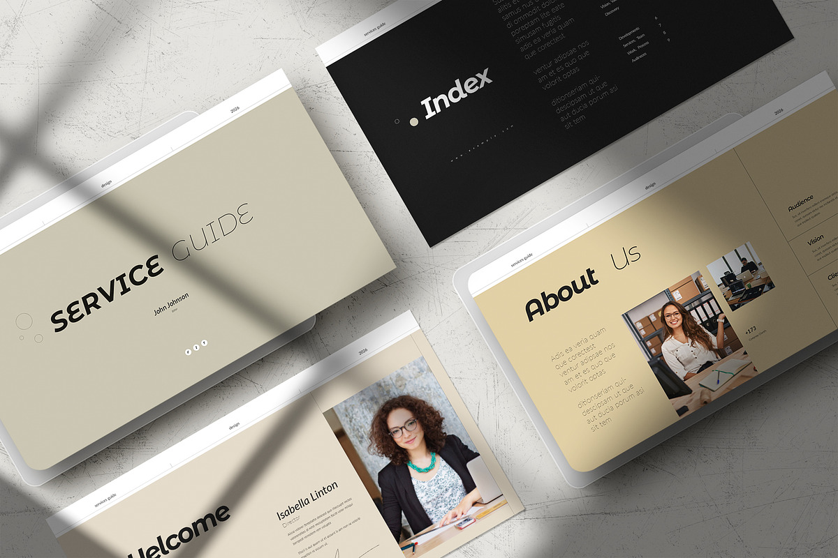 Services Guide Template, a Presentation Template by White Graphic (Photo 1 of 8)