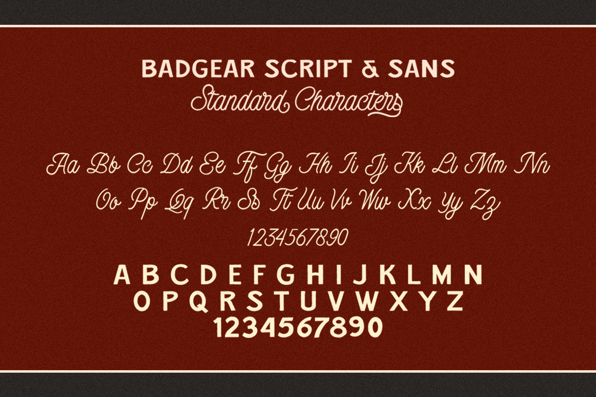 Badgear - Organic Font Duo, a Sans Serif Font by Letterhend Studio (Photo 5 of 9)