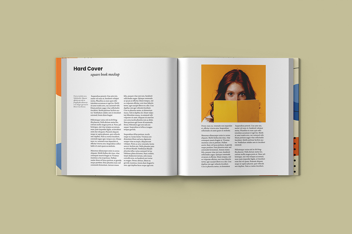 Hardcover Square Book Mockup v2, a Books & Magazine Mockup by Illusiongraphic (Photo 3 of 22)