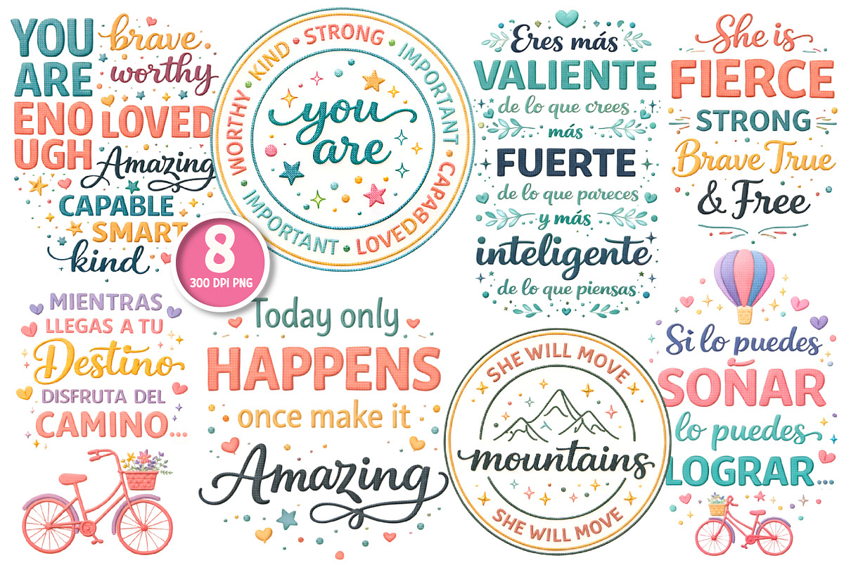 Inspirational Sublimation Bundle, an Illustration by GatewayDesign (Photo 1 of 5)