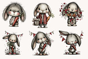 Easter Bunny and carrot clipart, an Illustration by Designworld (Thumbnail 2 of 10)