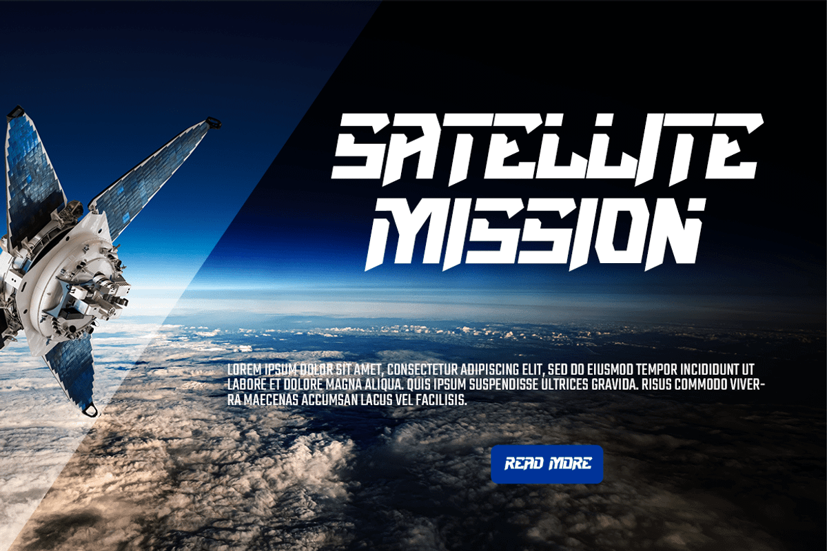 Saturn Mission-Explore Display Font, a Sans Serif Font by Pinisi ART (Photo 7 of 10)
