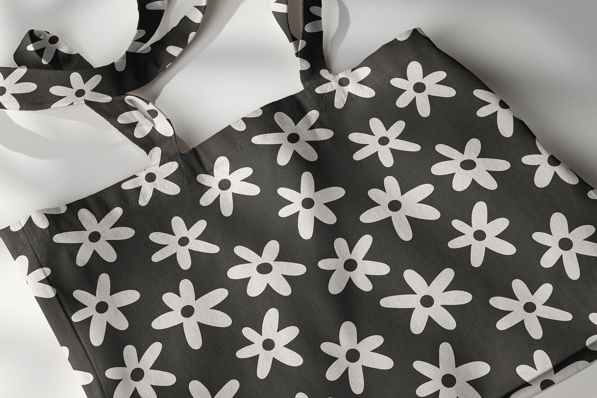 Floral seamless daisy patterns set, a Pattern Graphic by Good Studio