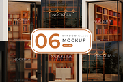 Window glass storefront logo mockup, a Product Mockup by Mockthethics. (Thumbnail 1 of 8)