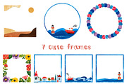 Papercut collages - Watercolor Set, a Texture Illustration by Mashamashastu (Thumbnail 10 of 17)