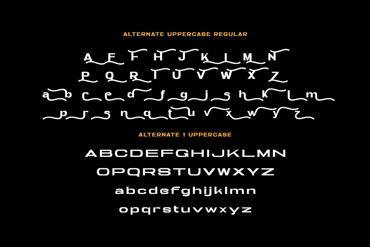Jaguar Alison Stretch Sans, a Sans Serif Font by Cruzine (Photo 5 of 8)