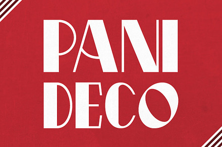 Pani Deco, a Font by Brendan Ciecko