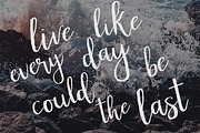 Honeycutt Brush Script, a Script Font by Hanna James (Thumbnail 4 of 4)