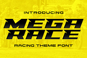 Racing Mega Race Sport Typeface, a Font by Multype Studio (Thumbnail 1 of 7)