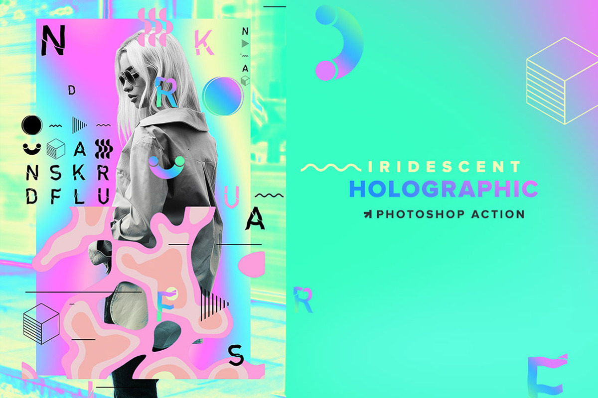 Holographic Iridescent PS Action, an Action Add-On by bangingjoints (Photo 1 of 8)