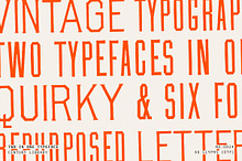 Vintage Tall Sans and Spur Serif